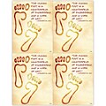 Inspirational Postcards; for Laser Printer; Foot Work of Art, 100/Pk