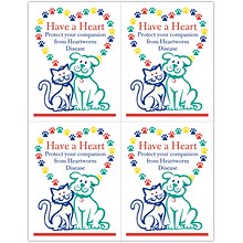 Preventive Postcards; for Laser Printer; Have a Heart, 100/Pk