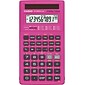 Casio FX260SLRS Pink Solar Scientific Calculator, 144 built-in functions
