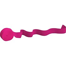 Creative Converting Hot Magenta Pink Streamer, 6 Count (DTC078290STRMR)