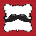 Creative Converting Mustache Madness Beverage Napkins, 16/Pack