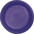 Creative Converting Plastic Purple 7 Round Luncheon Plates, 20 Pack (28115011)