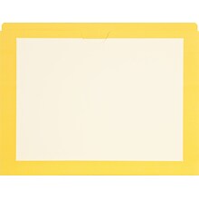 Medical Arts Press®  File Pocket, Letter Size, Yellow, 100/Box (M11PKC)