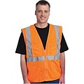 Protective Industrial Products High Visibility Sleeveless Safety Vest, ANSI Class R2, Orange, 2XL (302-MVGZ4POR-2X)