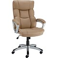 Quill Brand® Burlston Faux Leather Manager Chair, Camel (26677)