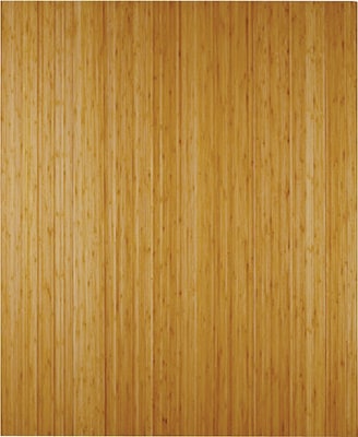 Anji Mountain Deluxe Roll-Up Bamboo Chair Mat, Rectangular, 42 x 48, Natural
