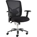 Quill Hazen Task Chair, Mesh/Fabric, Black, Seat: 20.1W x 17.1D, Back: 20.3W x 19.5H