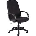Quill Vance Managers Chair, Fabric, Black, Seat: 20.5W x 20.1D, Back: 20.9W x 23.6H