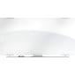 Iceberg Clarity Glass Dry-Erase Board, Aluminum Brackets, 72"W x 36"H (ICE31160)