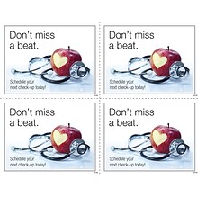 Medical Arts Press® Photo Image Postcards; for Laser Printer; Medical Flex Spending Apple w/Stethosc