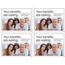 Medical Arts Press® Photo Image Laser Postcards; Dental Flex Spending Family, 100/Pk