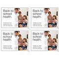 Medical Arts Press® Photo Image Laser Postcards; Back to School Doctor with Child, 100/Pk
