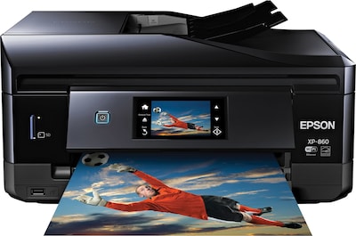 Epson Expression XP-860 Wireless Small-in-One Multifunction Color Inkjet Photo Printer (C11CD95201)