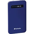 Verbatim External Battery Pack for Most Smartphones, 4200mAh, Cobalt Blue (98455)