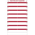 Medical Arts Press®Type-On Write-On Sheet Style Labels, Red