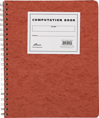 Ampad Computation Book, 76 Pages, Brown (22157)