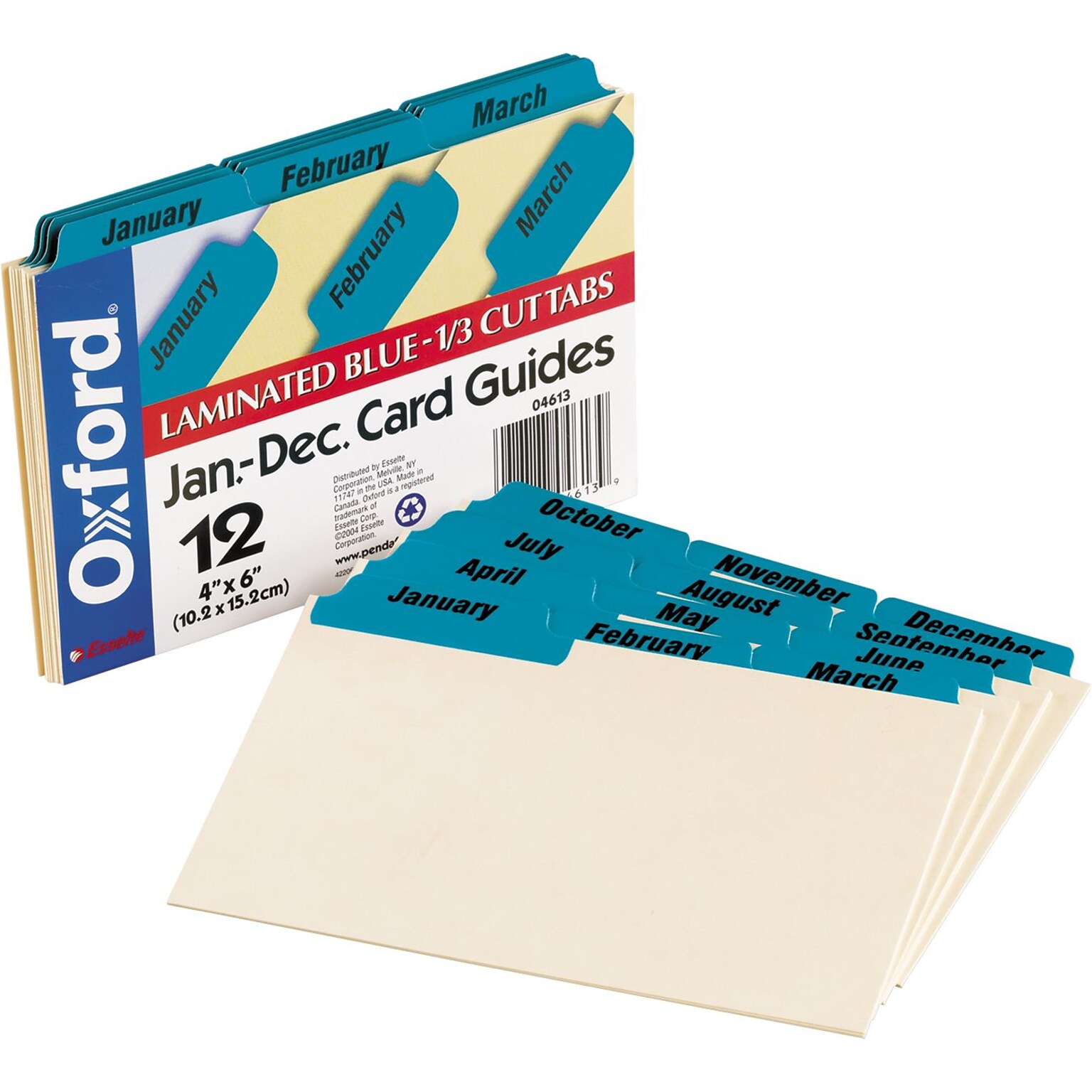 Oxford Index Card Files, 4 x 6, Multicolor (04613)