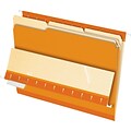 Pendaflex File Folder, 3 Tab, Letter Size, Orange, 100/Box (PFX 4210 1/3 ORA)