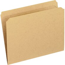 Pendaflex File Folder, Straight Cut, Letter Size, Kraft, 100/Box (PFX RK152)