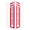 Accuform Fire Extinguisher Projection Sign, Red/White, 18H x 4W (PSP315)