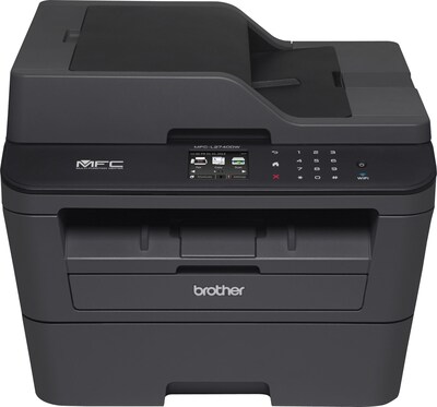 Brother MFC-L2740DW USB, Wireless, Network Ready Black & White Laser All-In-One Printer