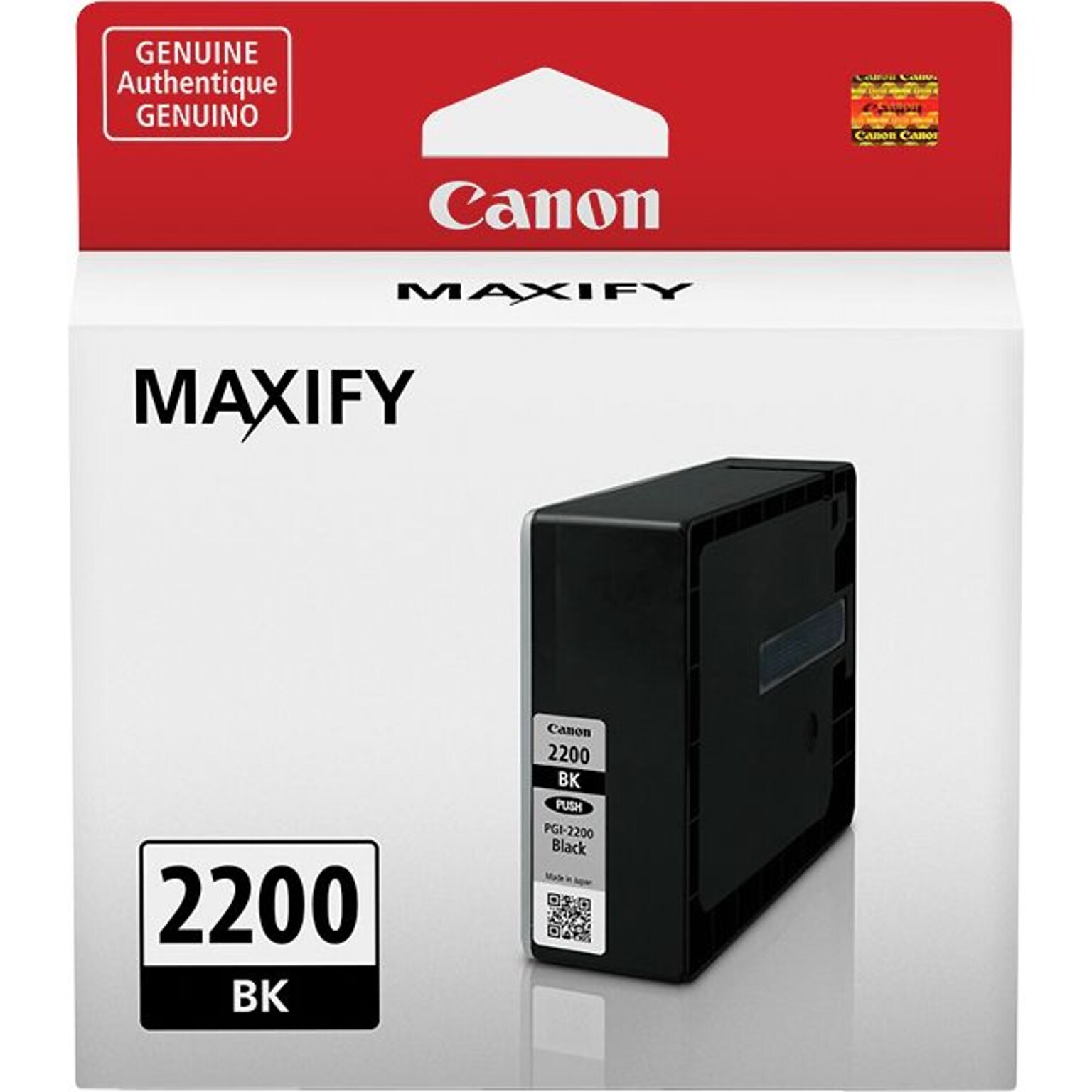 Canon 2200 Black Standard Yield Ink Cartridge (9291B001)