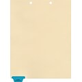 Medical Arts Press® Position 1 Colored End-Tab Chart Dividers, Patient Info., Med. Blue