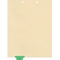 Medical Arts Press® Position 2 Colored End-Tab Chart Dividers, Lab, Lt. Green