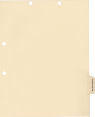Medical Arts Press® Position 5 Colored Side-Tab Chart Dividers, Correspondence, Clear