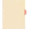 Medical Arts Press® Position 3 Colored Side-Tab Chart Dividers, Lab, Pink