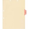 Medical Arts Press® Position 3 Colored Side-Tab Chart Dividers, Lab, Pink