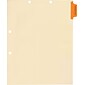 Medical Arts Press® Position 1 Colored Side-Tab Chart Dividers, Progress Notes, Orange