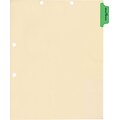 Medical Arts Press® Position 1 Colored Side-Tab Chart Dividers, Lab/Special Reports, Lt. Green