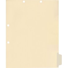 Medical Arts Press® Write-On Side-Tab Chart Dividers, Position 6