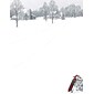 Great Papers Holiday Stationery Winter Scene & Sled, 80/Count (2011872)