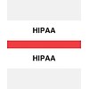 Medical Arts Press® Standard Preprinted Chart Divider Tabs, HIPAA, Red