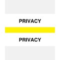Medical Arts Press® Standard Preprinted Chart Divider Tabs; Privacy, Yellow