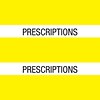 Medical Arts Press® Large Chart Divider Tabs, Prescriptions, Yellow