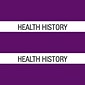 Medical Arts Press® Large Chart Divider Tabs, Health History, Purple