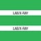 Medical Arts Press® Large Chart Divider Tabs, Lab/X-Ray, Lt. Green