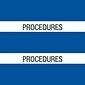 Medical Arts Press® Large Chart Divider Tabs, Procedures, Dk. Blue