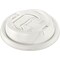 Dart® Optima® White Reclosable Foam Cups Lids, 16 oz., 1000/Carton (16RCL)