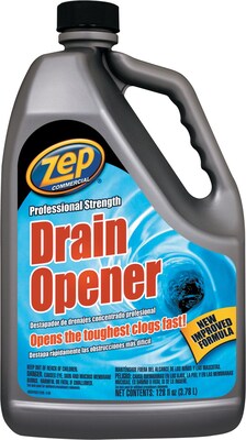 Zep® Commercial Drain Opener; Professional Strength, 1 Gallon