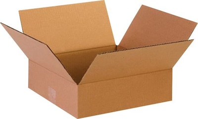 13 x 13 x 4 Shipping Boxes, 32 ECT, Brown, 250/Pallet (13134PL)