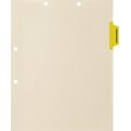 Medical Arts Press® Position 2 Colored Side-Tab Chart Dividers, Correspondence, Lt. Yellow