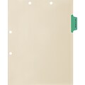 Medical Arts Press® Position 2 Colored Side-Tab Chart Dividers, Hospital Records, Lt. Green