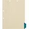 Medical Arts Press® Position 6 Colored Side-Tab Chart Dividers, Correspondence, Med. Blue