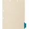 Medical Arts Press® Position 6 Colored Side-Tab Chart Dividers, Medical Records, Med. Blue