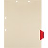 Medical Arts Press® Position 5 Colored Side-Tab Chart Dividers, Radiology, Red