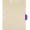 Medical Arts Press® Position 4 Colored Side-Tab Chart Dividers, Therapy, Purple